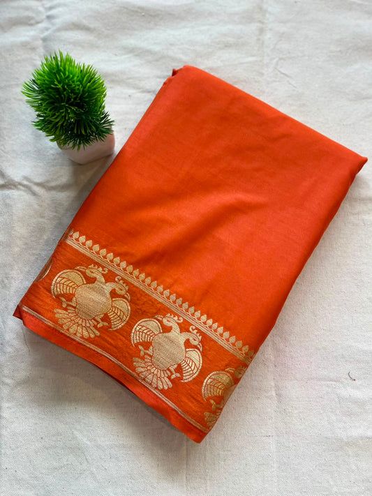 Semi mysore crepe silk Zip & Go Saree