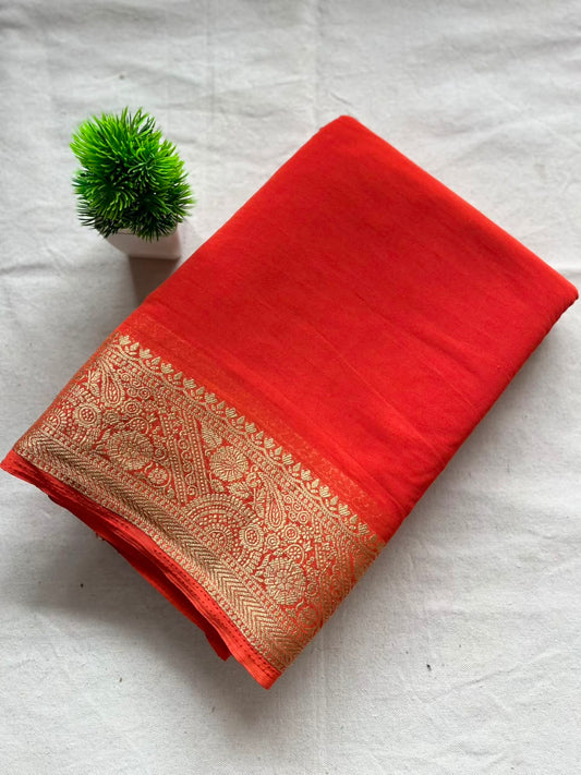 Chiffon Zip & Go Saree