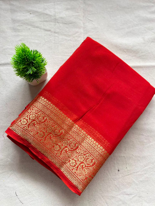 Chiffon Zip & Go Saree