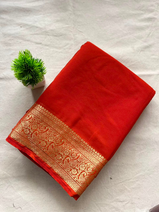 Chiffon Zip & Go Saree