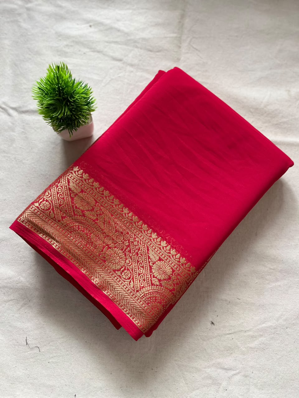 Chiffon Zip & Go Saree