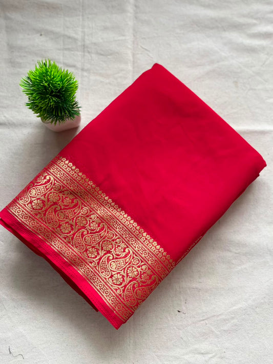Chiffon Zip & Go Saree