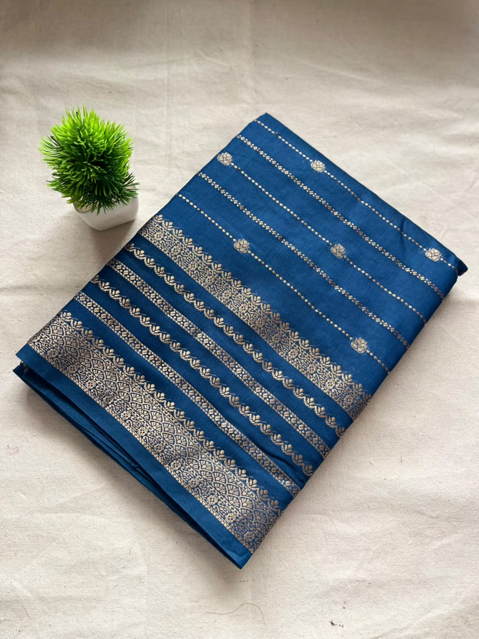 Semi mysore crepe silk Zip & Go Saree