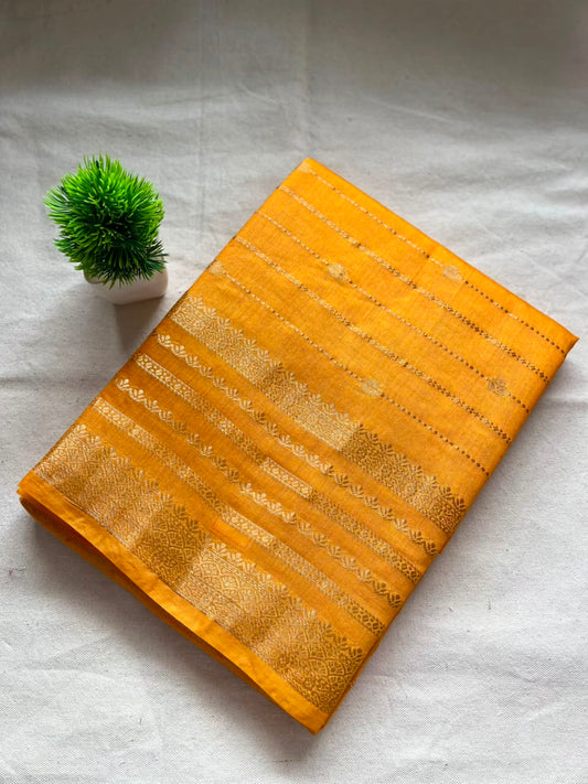 Semi mysore crepe silk Zip & Go Saree