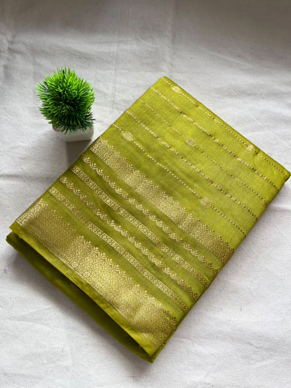 Semi mysore crepe silk Zip & Go Saree