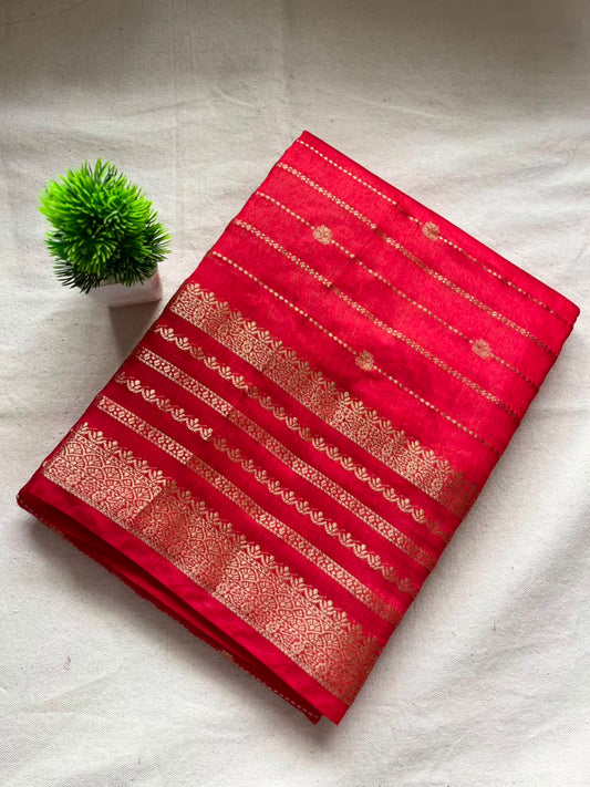 Semi mysore crepe silk Zip & Go Saree