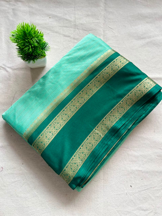 Semi mysore crepe silk Zip & Go Saree