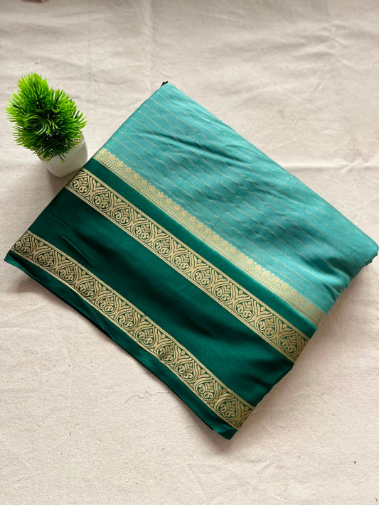 Semi mysore crepe silk Zip & Go Saree