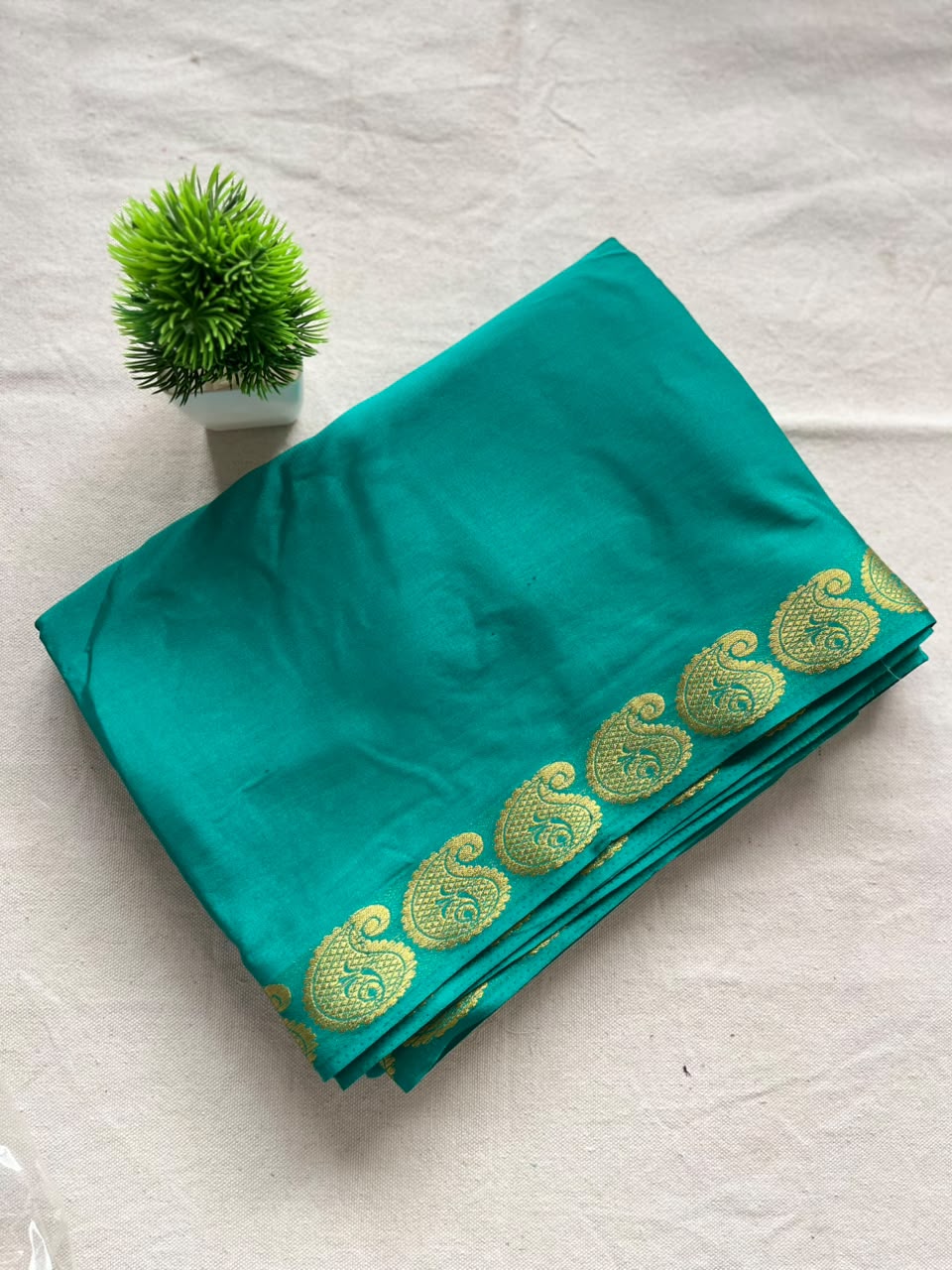 Semi mysore crepe silk Zip & Go Saree