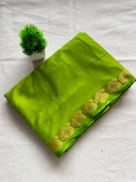 Semi mysore crepe silk Zip & Go Saree