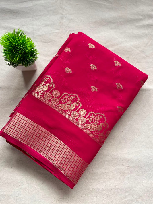 Chiffon  Zip & Go Saree