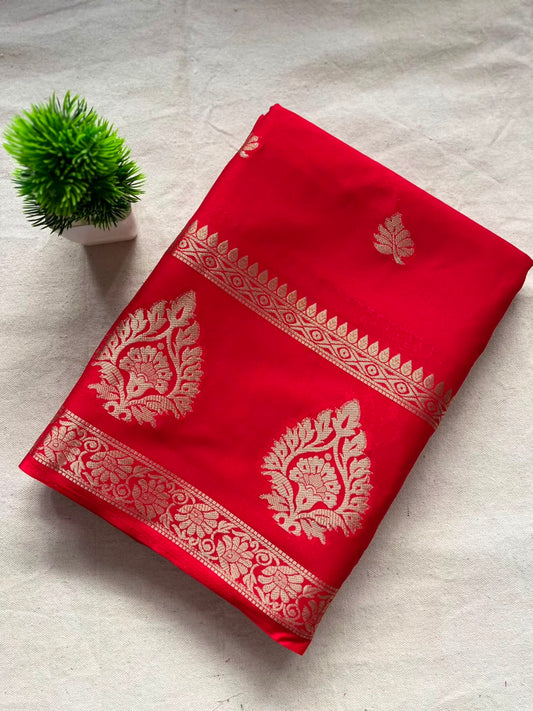 Semi mysore crepe silk  Zip & Go Saree