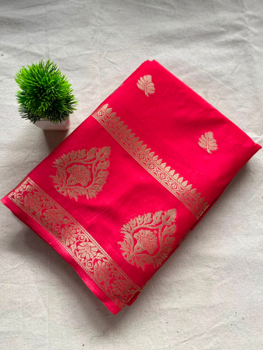 Semi mysore crepe silk  Zip & Go Saree
