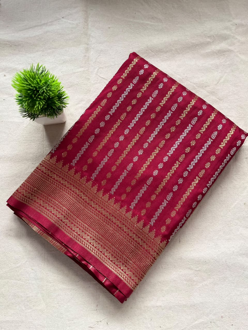 Soft silk  Zip & Go Saree