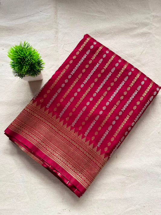Soft silk  Zip & Go Saree