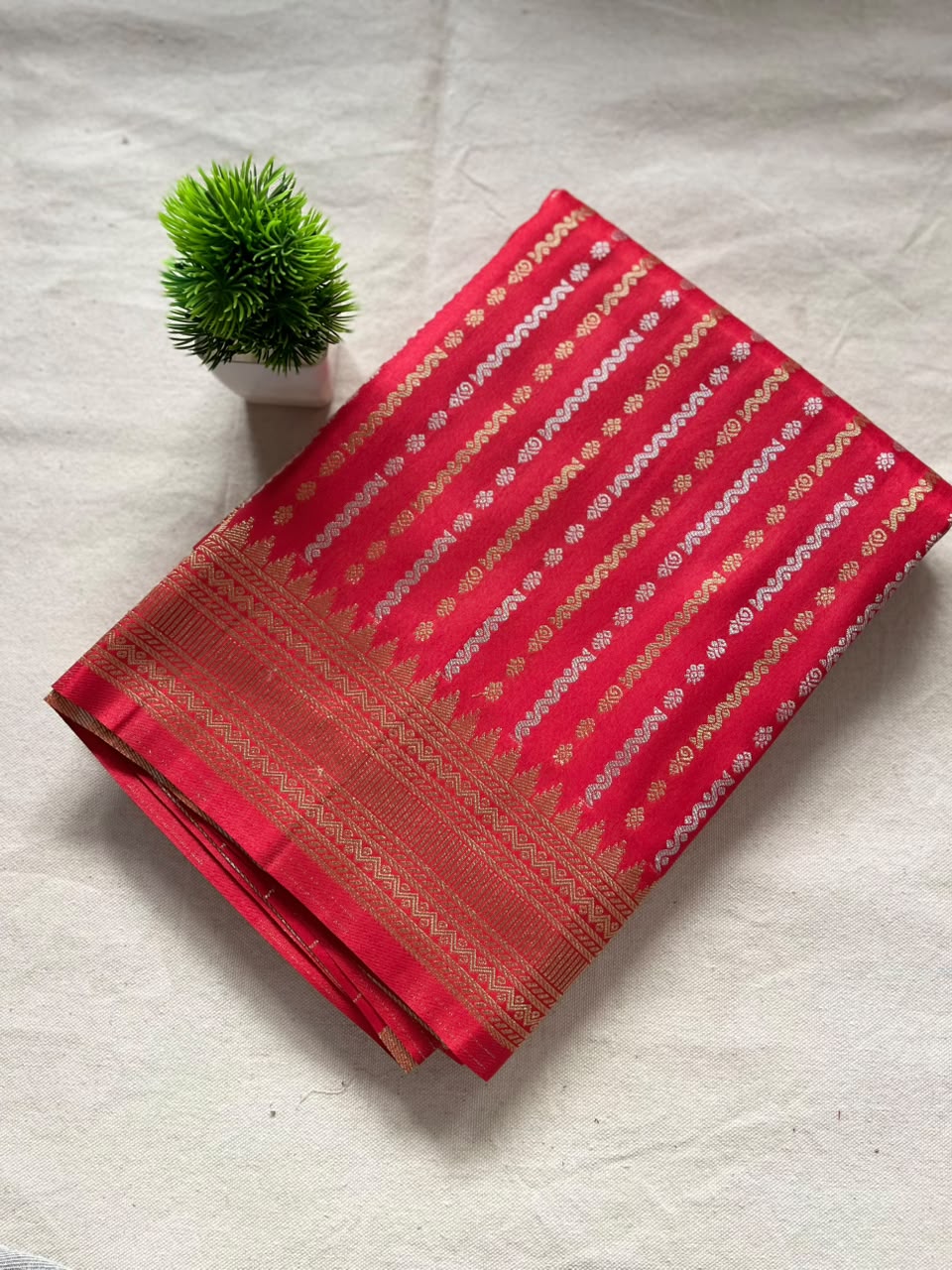 Soft silk  Zip & Go Saree