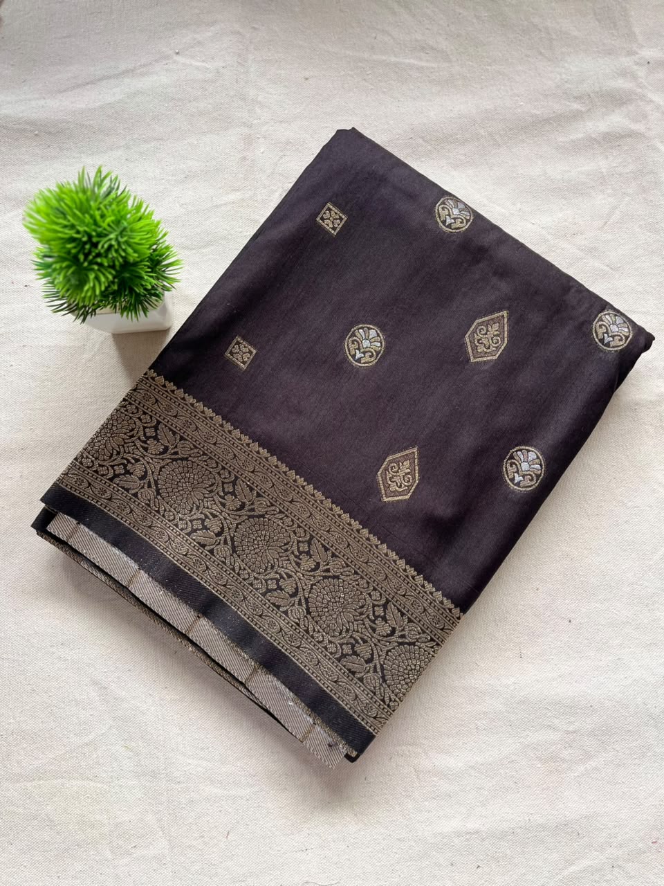 Soft silk  Zip & Go Saree