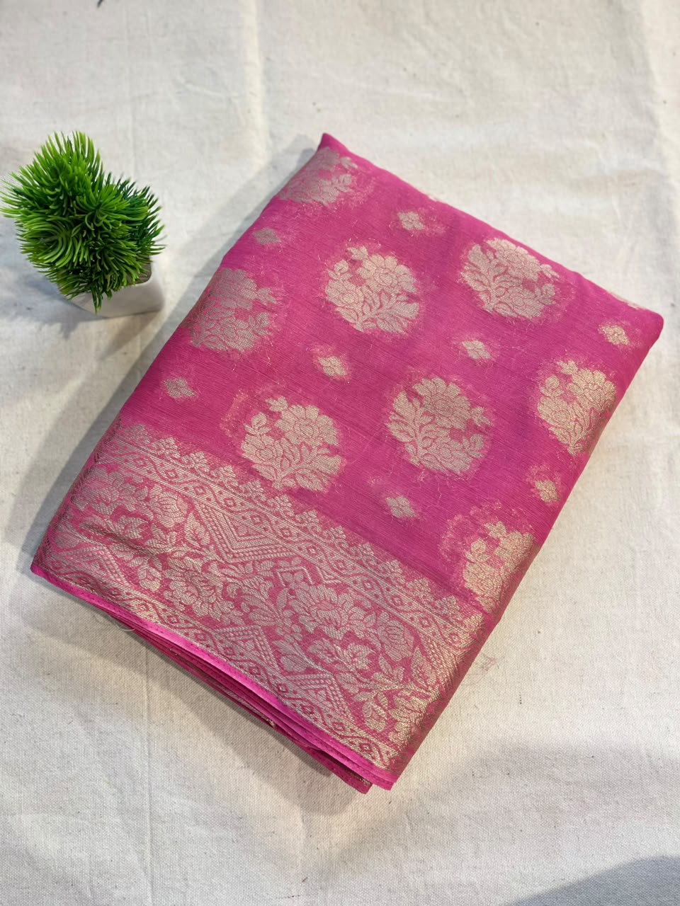 Chiffon dual shade  Zip & Go Saree