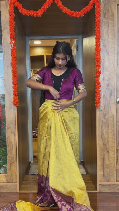 Yellow silk