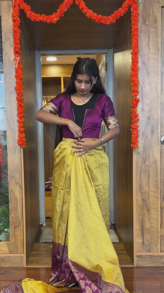 Yellow silk