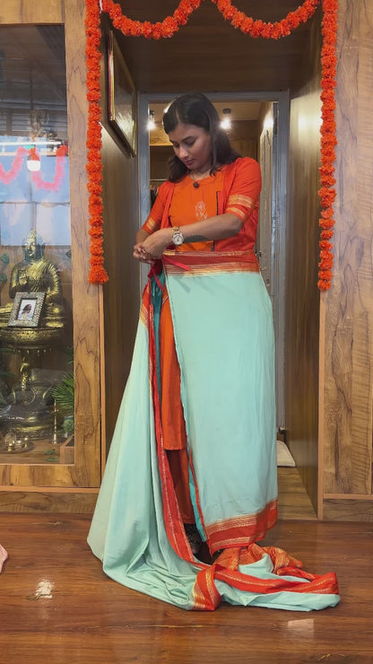 Semi Mysore silk saree bentex (Copy)