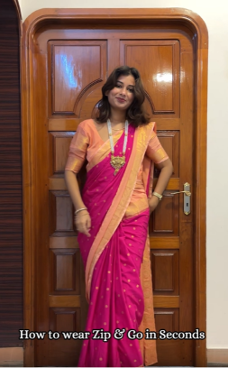 Mysore crepe silk stripes saree(5)