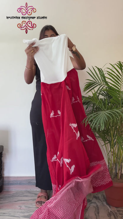 (MS) Tshirt saree