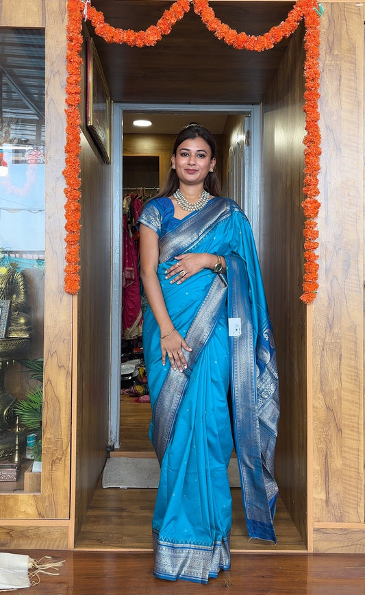 Soft silk saree with padded blouse