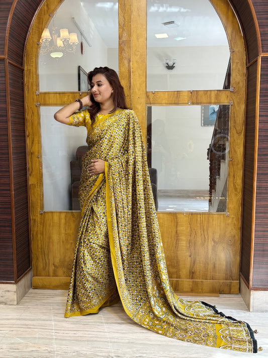 Satin saree